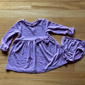 Lavender Carter’s dress with matching bloomers